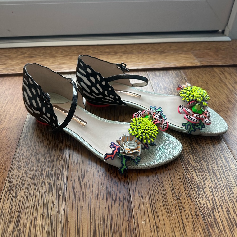 Coral Embellished Women's Sandals EU 39.5